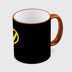 Кружка цветная Volkswagen logo yellow