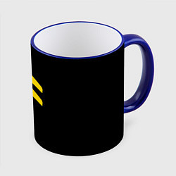 Кружка цветная Citroen logo yellow