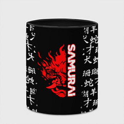 Кружка 3D Samurai japan steel, цвет: 3D-белый + черный — фото 2