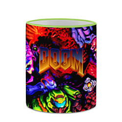 Кружка 3D Doom game demons, цвет: 3D-светло-зеленый кант — фото 2