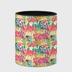 Кружка 3D Граффити с подтёками, цвет: 3D-белый + черный — фото 2