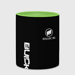 Кружка 3D Buik logo white, цвет: 3D-белый + светло-зеленый — фото 2