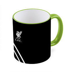 Кружка цветная Liverpool sport fc geometry