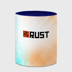 Кружка 3D RUST gradient, цвет: 3D-белый + синий — фото 2