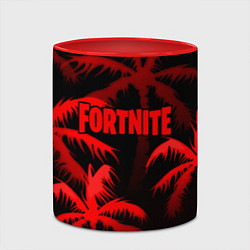 Кружка 3D Fortnite tropic red, цвет: 3D-белый + красный — фото 2