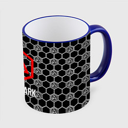 Кружка цветная Linkin park logo pattern