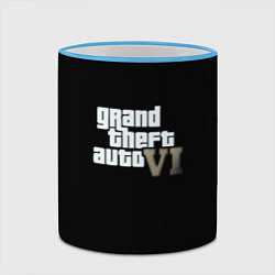 Кружка 3D GTA 6 game, цвет: 3D-небесно-голубой кант — фото 2