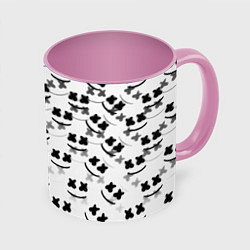 Кружка цветная Marshmello dj pattern