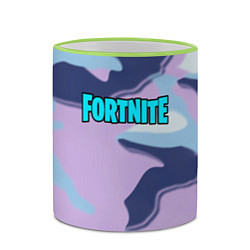 Кружка 3D Fortnite camo steel, цвет: 3D-светло-зеленый кант — фото 2