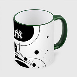 Кружка цветная New York Yankees baseball team - abstraction