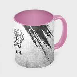 Кружка цветная Bayer 04 - white gradient