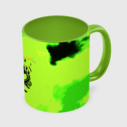 Кружка цветная Cyberpunk кислотный