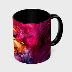 Кружка цветная Четыре выдры