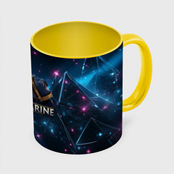 Кружка цветная Warhammer 40000 space marine 2 ультрамарин в броне