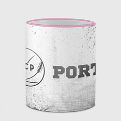Кружка 3D Porto - white gradient по-горизонтали, цвет: 3D-розовый кант — фото 2