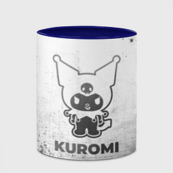 Кружка 3D Kuromi - white gradient, цвет: 3D-белый + синий — фото 2