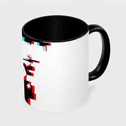 Кружка цветная Doom geometry