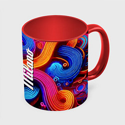 Кружка цветная Colourful abstraction - Milano