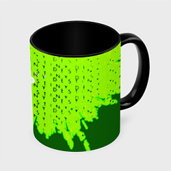 Кружка цветная Destiny кислотные надписи