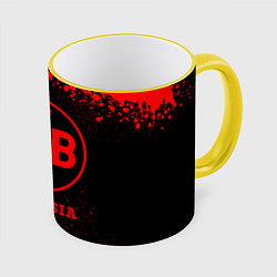 Кружка цветная Borussia - red gradient