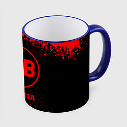 Кружка цветная Borussia - red gradient