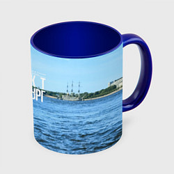 Кружка цветная Санкт-Петербург северная столица России