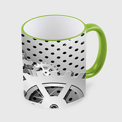 Кружка цветная Lexus carbon steel