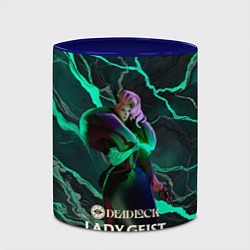 Кружка 3D Lady Geist Deadlock, цвет: 3D-белый + синий — фото 2
