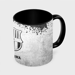 Кружка цветная Barcelona - white gradient