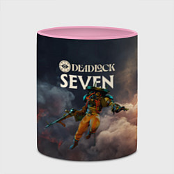 Кружка 3D Deadlock Seven, цвет: 3D-белый + розовый — фото 2