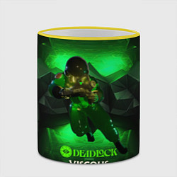 Кружка 3D Deadlock Viscous, цвет: 3D-желтый кант — фото 2