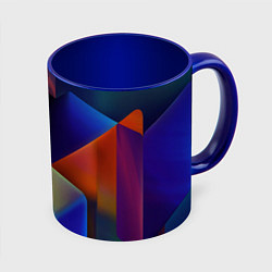 Кружка цветная Геометрия мозаика