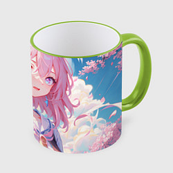 Кружка цветная Honkai Star Rail March 7th beauty