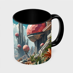 Кружка цветная Планета фантастика