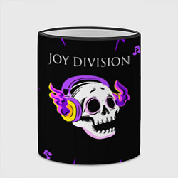 Кружка 3D Joy Division неоновый череп, цвет: 3D-черный кант — фото 2