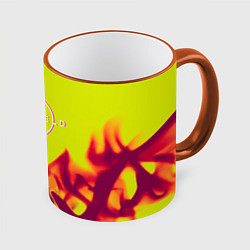 Кружка цветная Starfield fire steel