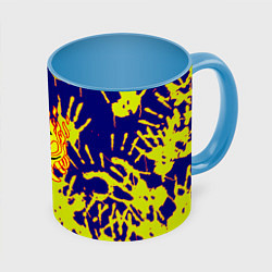 Кружка цветная Cyberpunk 2077 hands