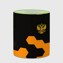Кружка 3D Герф РФ соты броня, цвет: 3D-светло-зеленый кант — фото 2