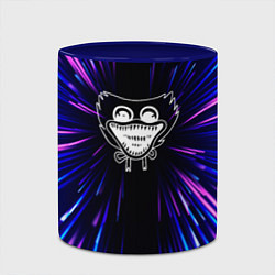 Кружка 3D Poppy Playtime neon energy, цвет: 3D-белый + синий — фото 2