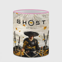 Кружка 3D Ацу из Ghost of Yotei, цвет: 3D-розовый кант — фото 2