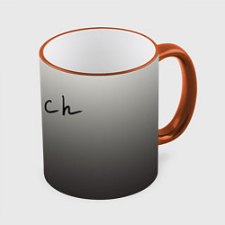 Кружка 3D W-bitch, цвет: 3D-оранжевый кант