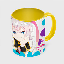Кружка цветная Аля иногда кокетничает со мной по русски Алиса