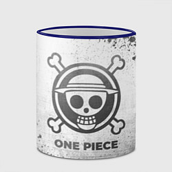 Кружка 3D One Piece - white gradient, цвет: 3D-синий кант — фото 2