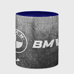 Кружка 3D BMW - grey gradient по-горизонтали, цвет: 3D-белый + синий — фото 2