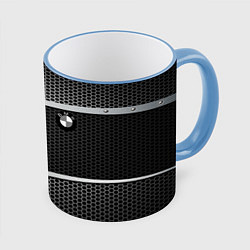 Кружка цветная BMW металлическая сетка