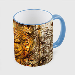 Кружка цветная Ацтек фрактал текстура