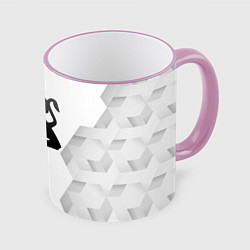 Кружка цветная Peugeot white poly