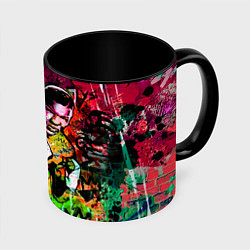 Кружка цветная Майк Тайсон граффити
