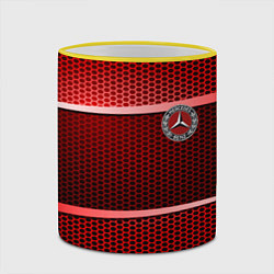 Кружка 3D BMW metal texture, цвет: 3D-желтый кант — фото 2