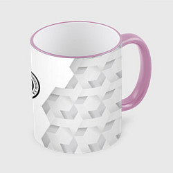 Кружка цветная Club Brugge white poly